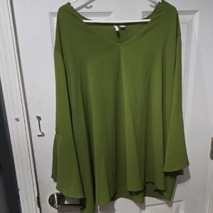 Olive Green Women's Top